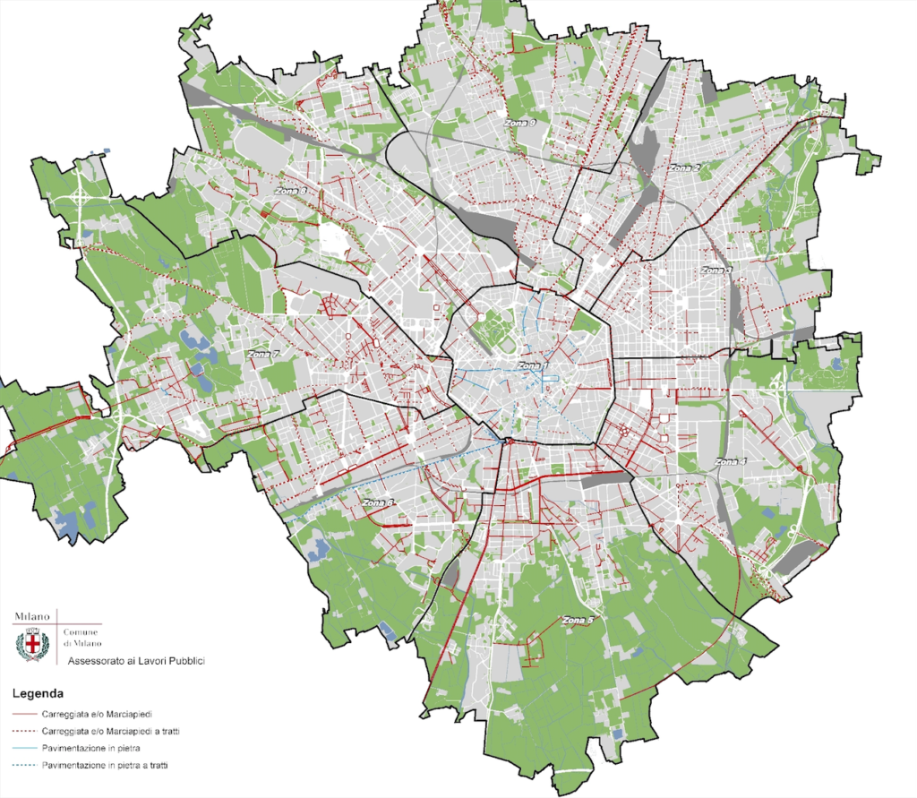 Mappa Cantieri stradali 2014