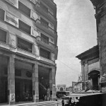 Piazza Diaz nel 1937, si vede ancora lo spigolo della chiesa di San Giovanni Laterano al Bottonuto