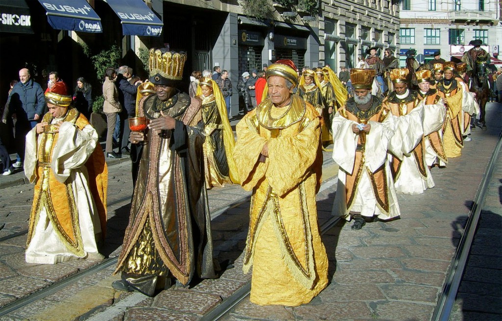 Epifania Corteo Re Magi Sant'Eustorgio Milano 1
