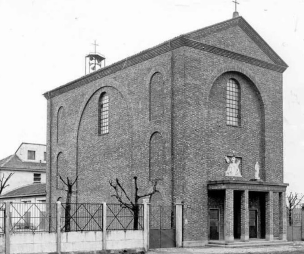 Chiesa di S. Romano alla Torrazza...chiesa ultimata in una foto del 1959ca