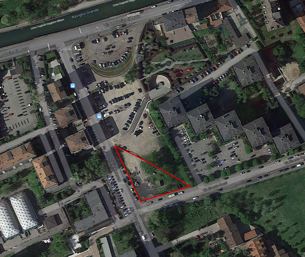 Piazza Negrelli aerea