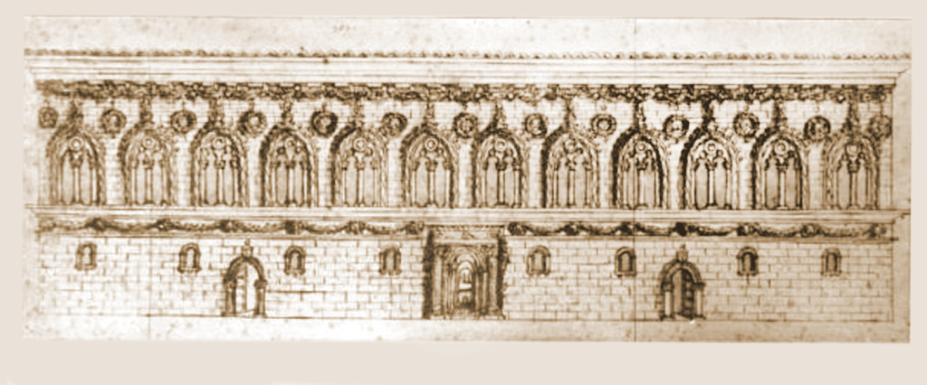 Palazzo_Banco_Mediceo_Facciata_Filarete Disegno