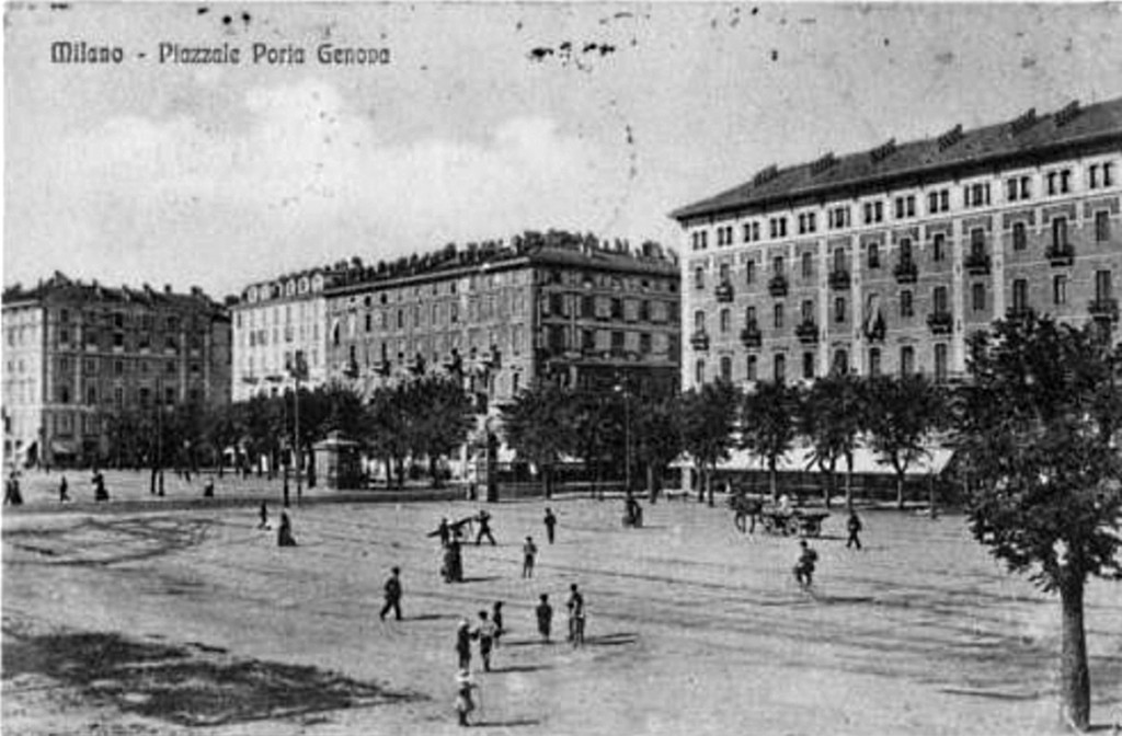 1 Porta Genova - Piazza Cantore - 1905