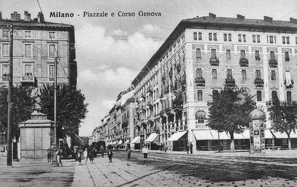 3 Porta Genova - Piazza Cantore - 1904