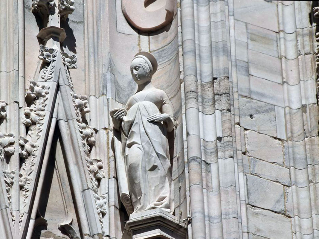 Duomo_Milano_Statua_Santa_Lucia