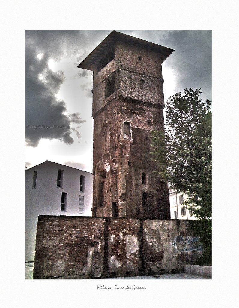 Cartolina da Milano -Torre dei Gorani limma