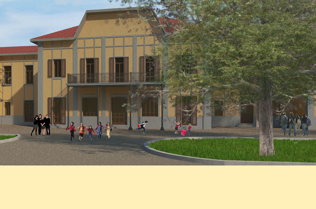 Rendering+facciata+principale_Casa del quartiere