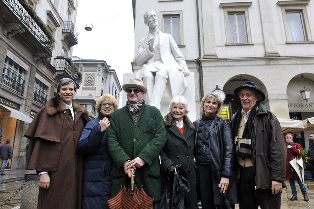 Cerimonia di inaugurazione di Largo Ghiringhelli e della statua di Giulio Ricordi - Milano, 25 novembre 2016