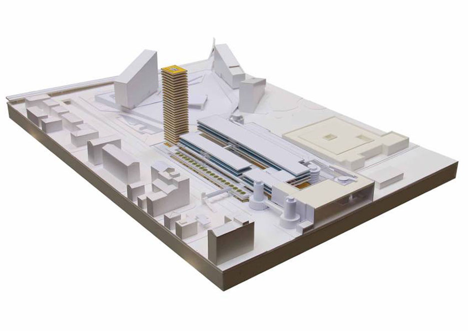 Un progetto scartato in precedenza con torre iconica