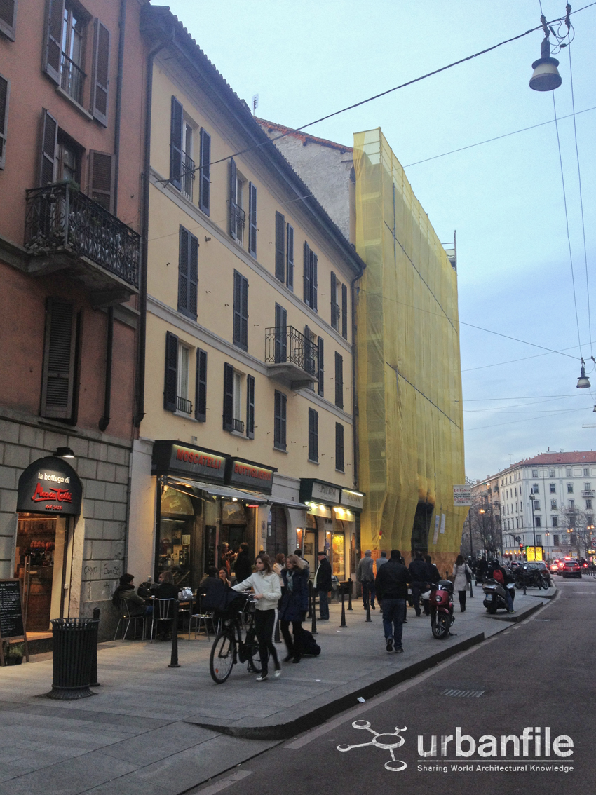 Milano | Porta Garibaldi – Finalmente si interviene al civico 95 di Corso Garibaldi
