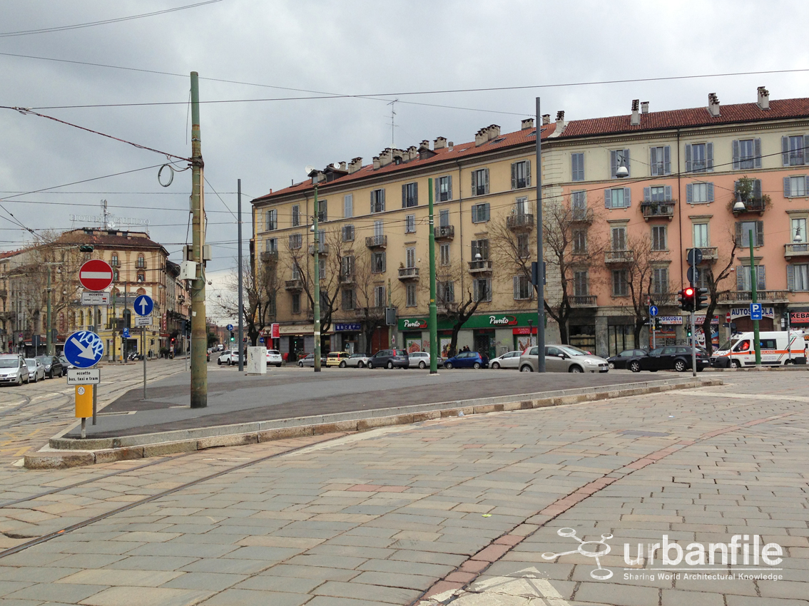 Milano | Porta Volta – Piazzale Baiamonti e gli spartitraffico catramosi