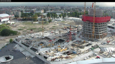 Zona Tre Torri – Torre Hadid, piazza e torre Libeskind