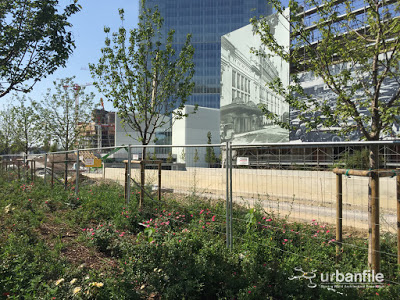 Zona Tre Torri – Giro al cantiere di Citylife: parco e piazza sotto il Dritto
