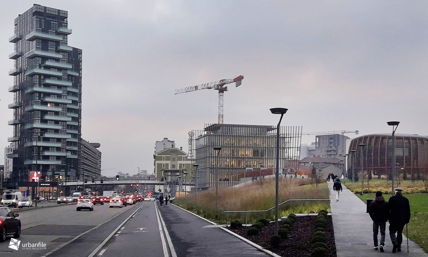 Milano | Porta Nuova – Cantiere Unipol: fine dicembre 2018 (la nuova gru)