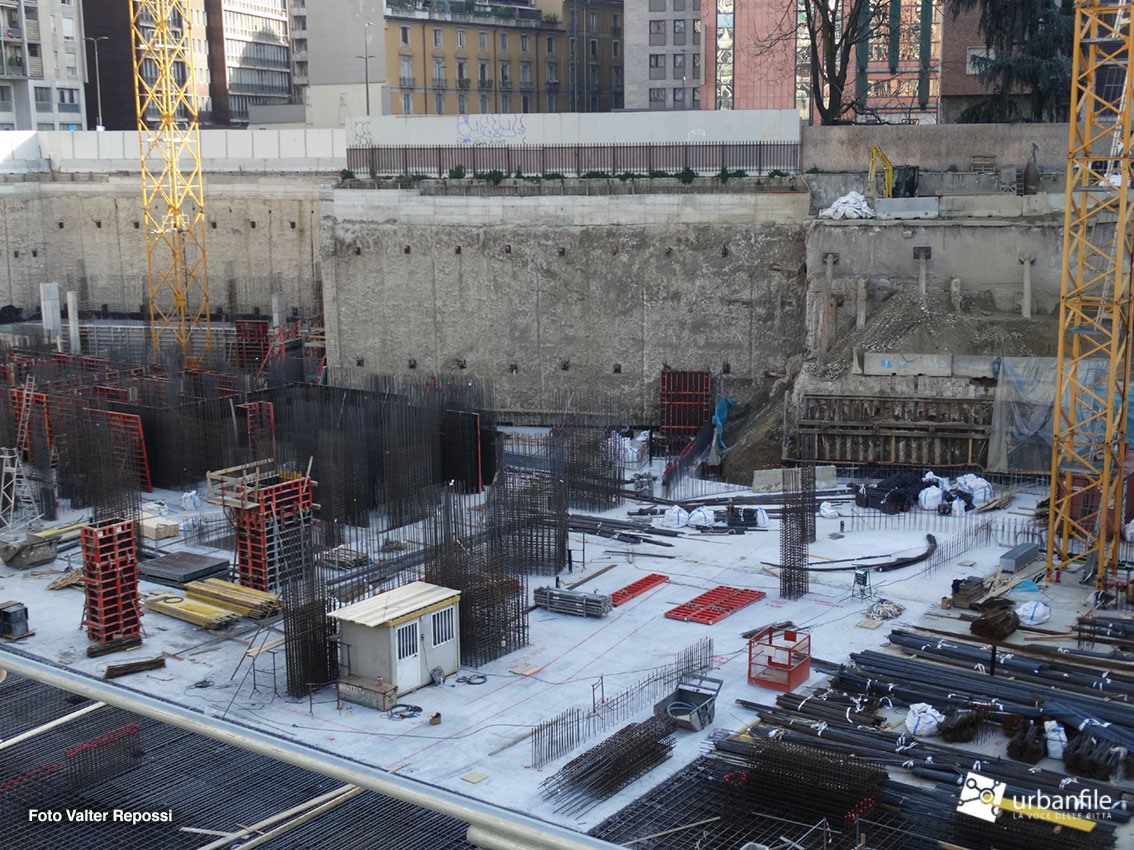 Milano | Centro Direzionale – Cantiere Gioia 22: gennaio 2019