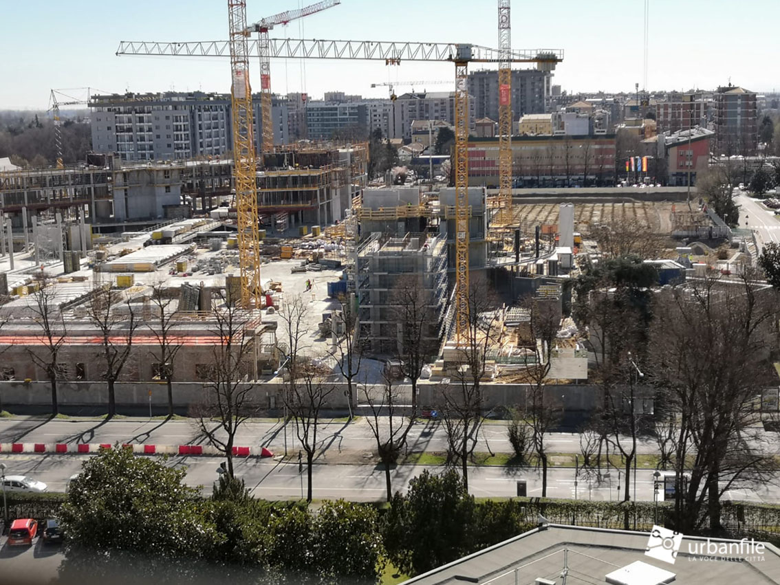 Milano | Metanopoli – Cantiere nuova sede ENI: febbraio 2019