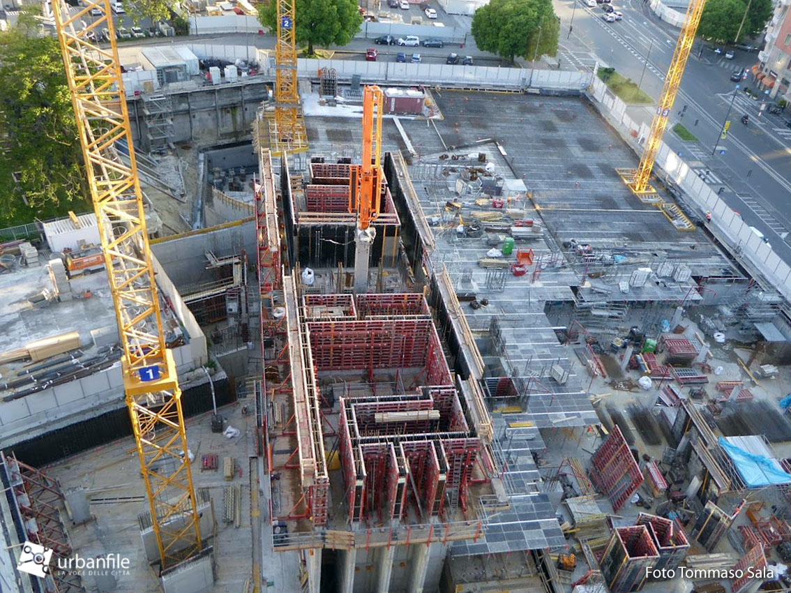 Milano | Centro Direzionale – Cantiere Gioia 22: maggio 2019