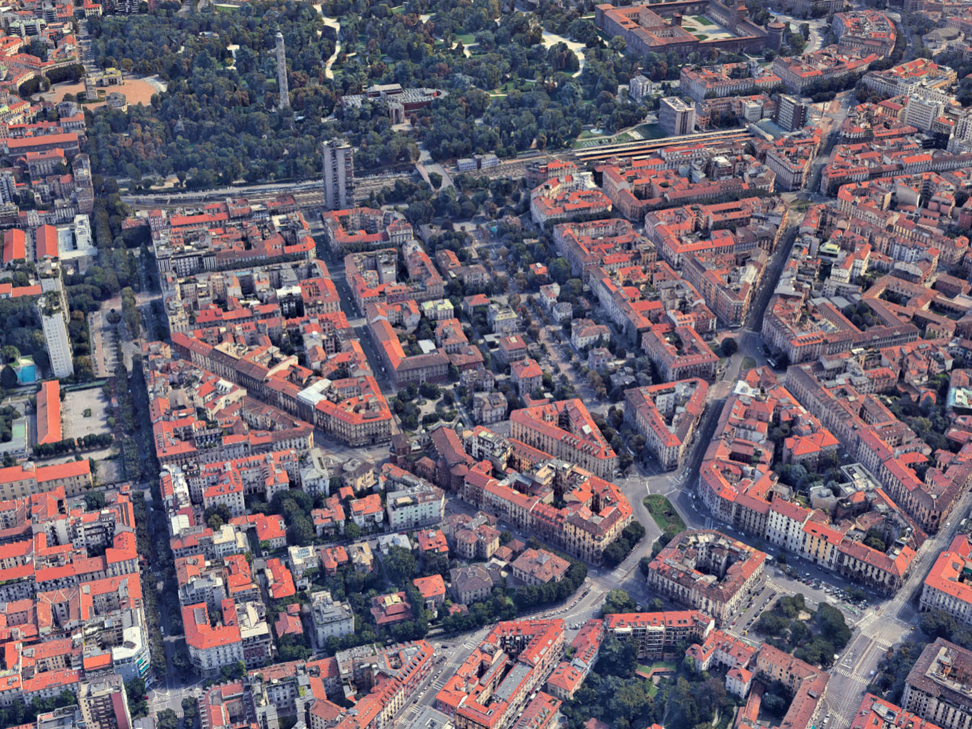 Magenta neighborhood area of Milan