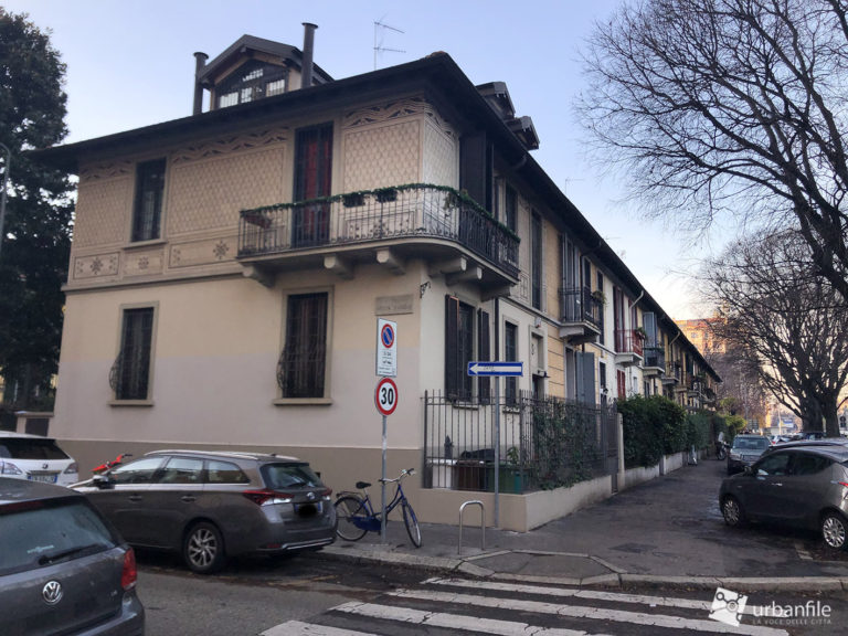 Milano Porta Vercellina Le villette a schiera di via Sant'Eusebio