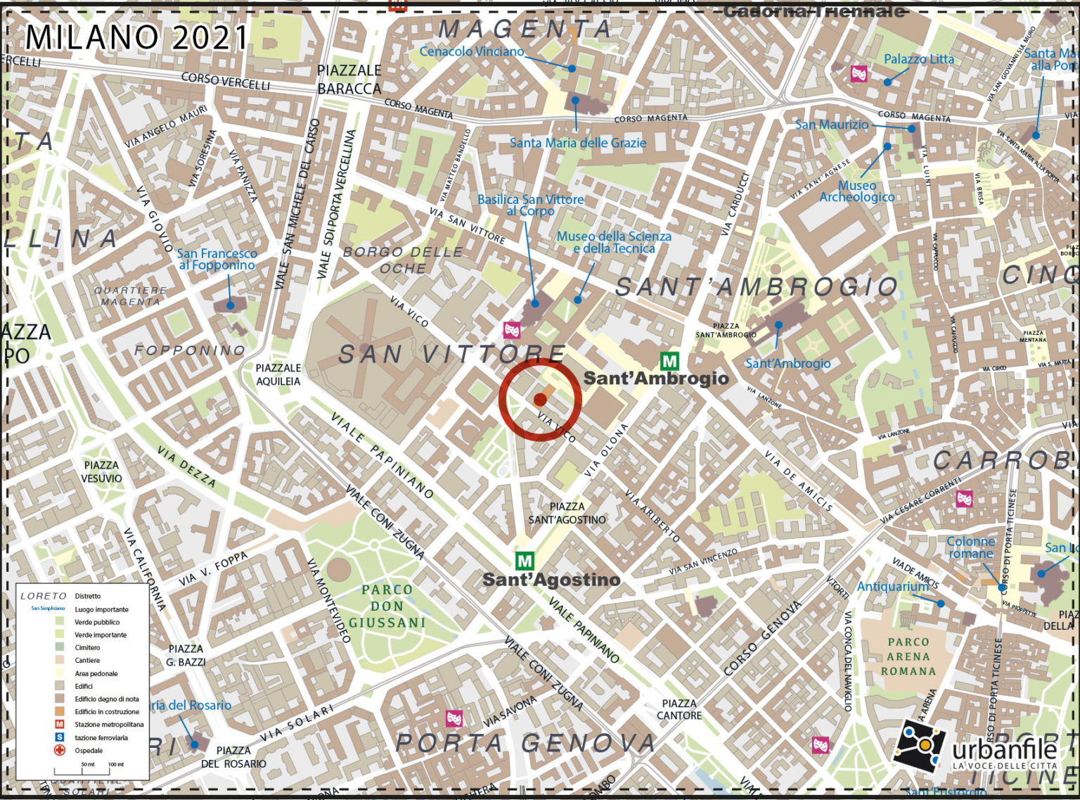 Via Gian Battista Vico Milano Inps Mappa