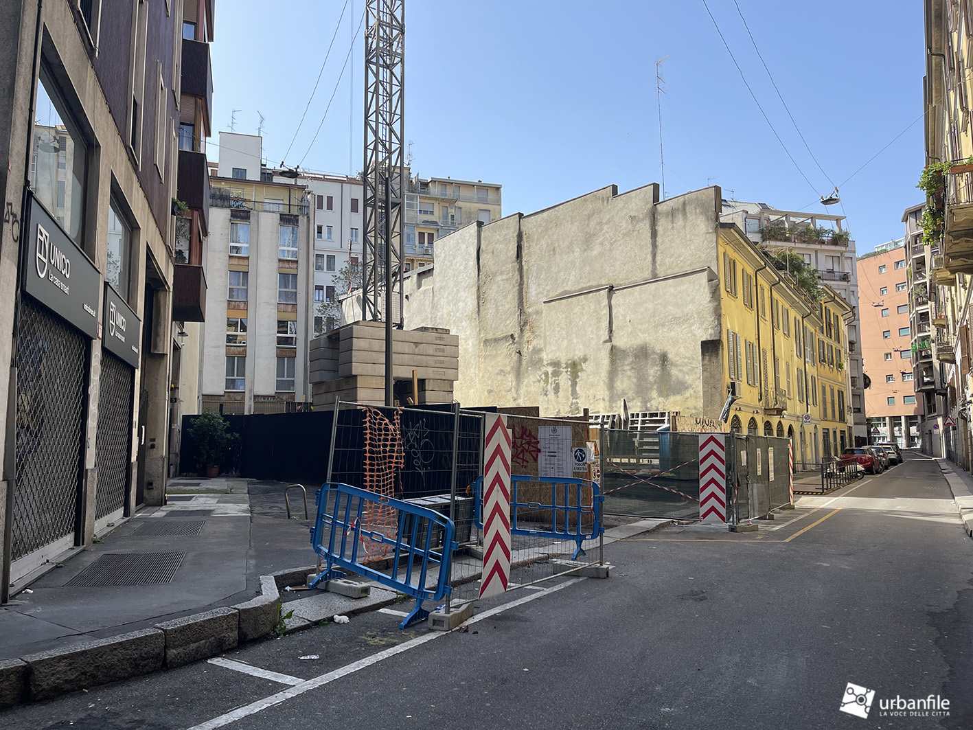 Milano | Brera – Cantiere di via Anfiteatro 7, Unico-Brera: aprile 2024
