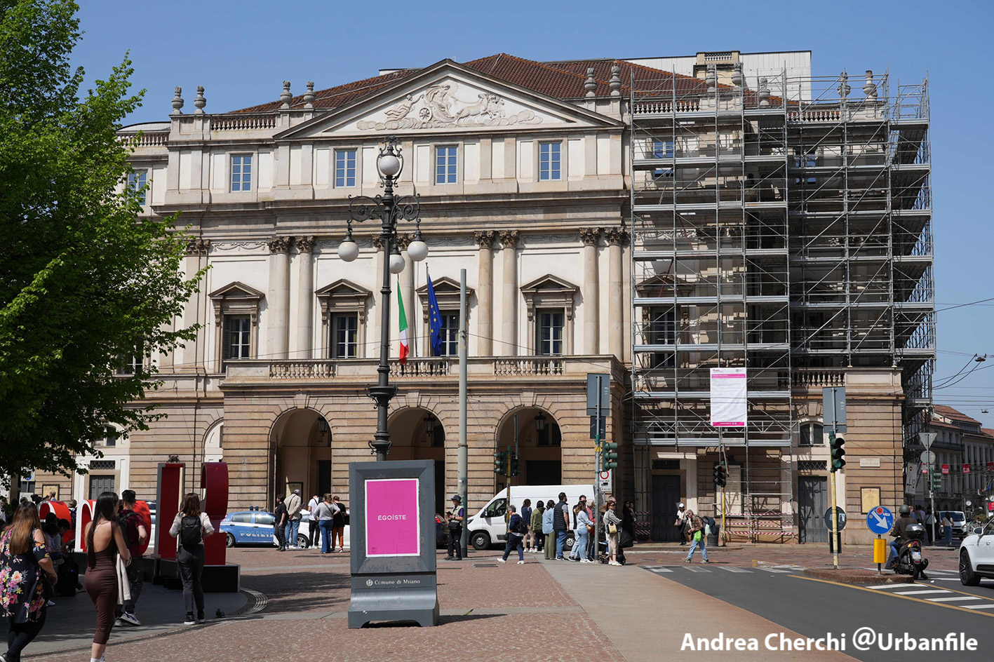 Milano | Centro Storico – I palazzi monumentali della città “impacchettati” per benino