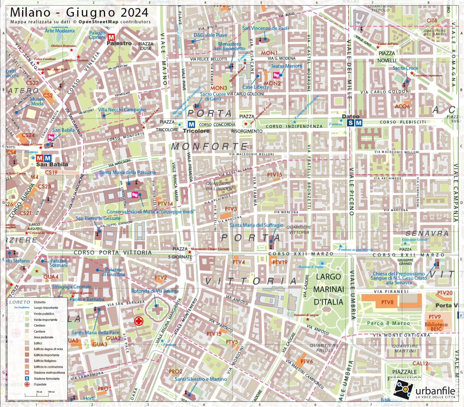 piazza 5 giornate milano maps
