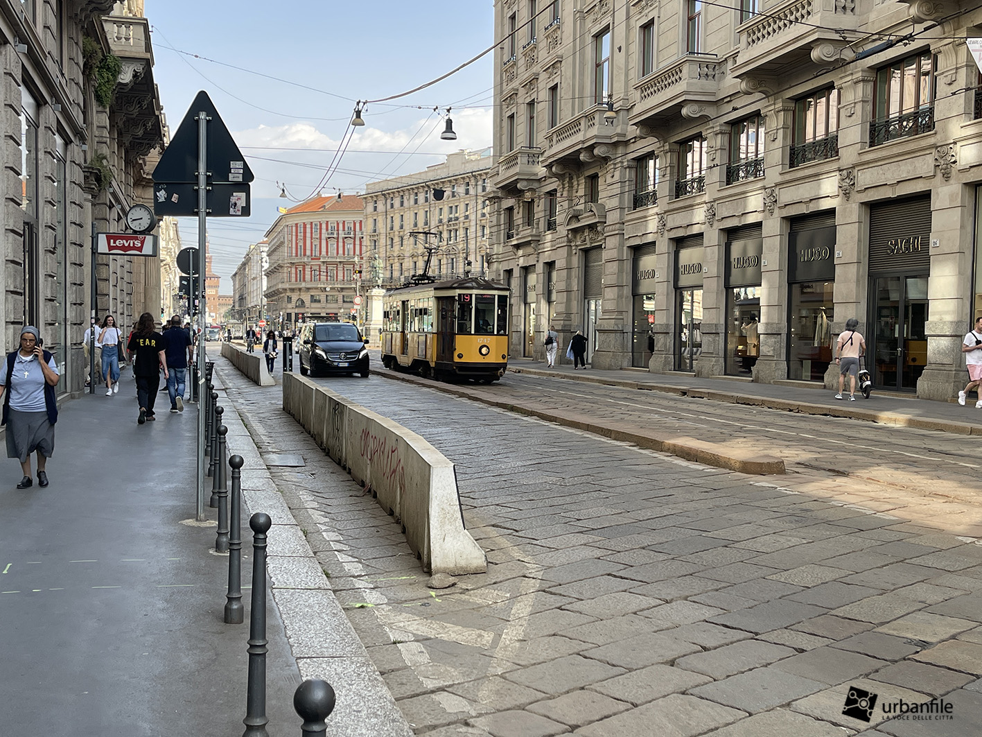 Milano | Centro Storico – Via Orefici: lavori alle rotaie e al pavé, ma niente riqualificazione