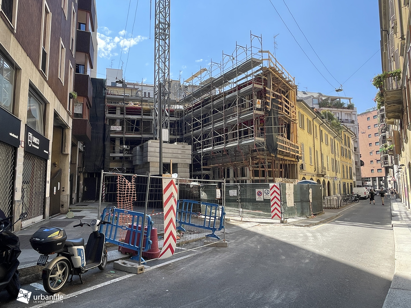 Milano | Brera – Cantiere di via Anfiteatro 7, Unico-Brera: luglio 2024
