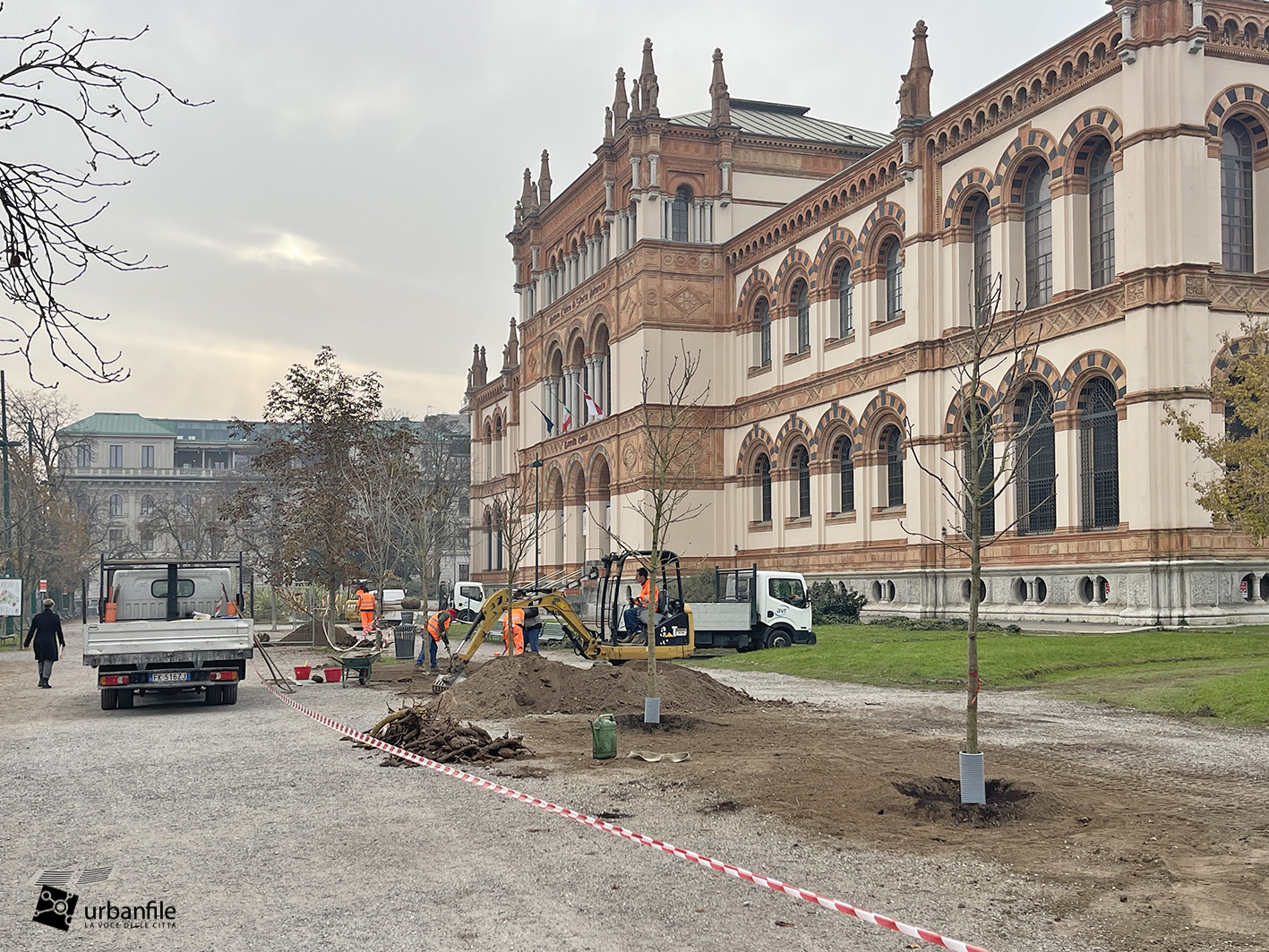 Milano | Porta Venezia – Ritornano gli alberi nei Giardini Pubblici Montanelli