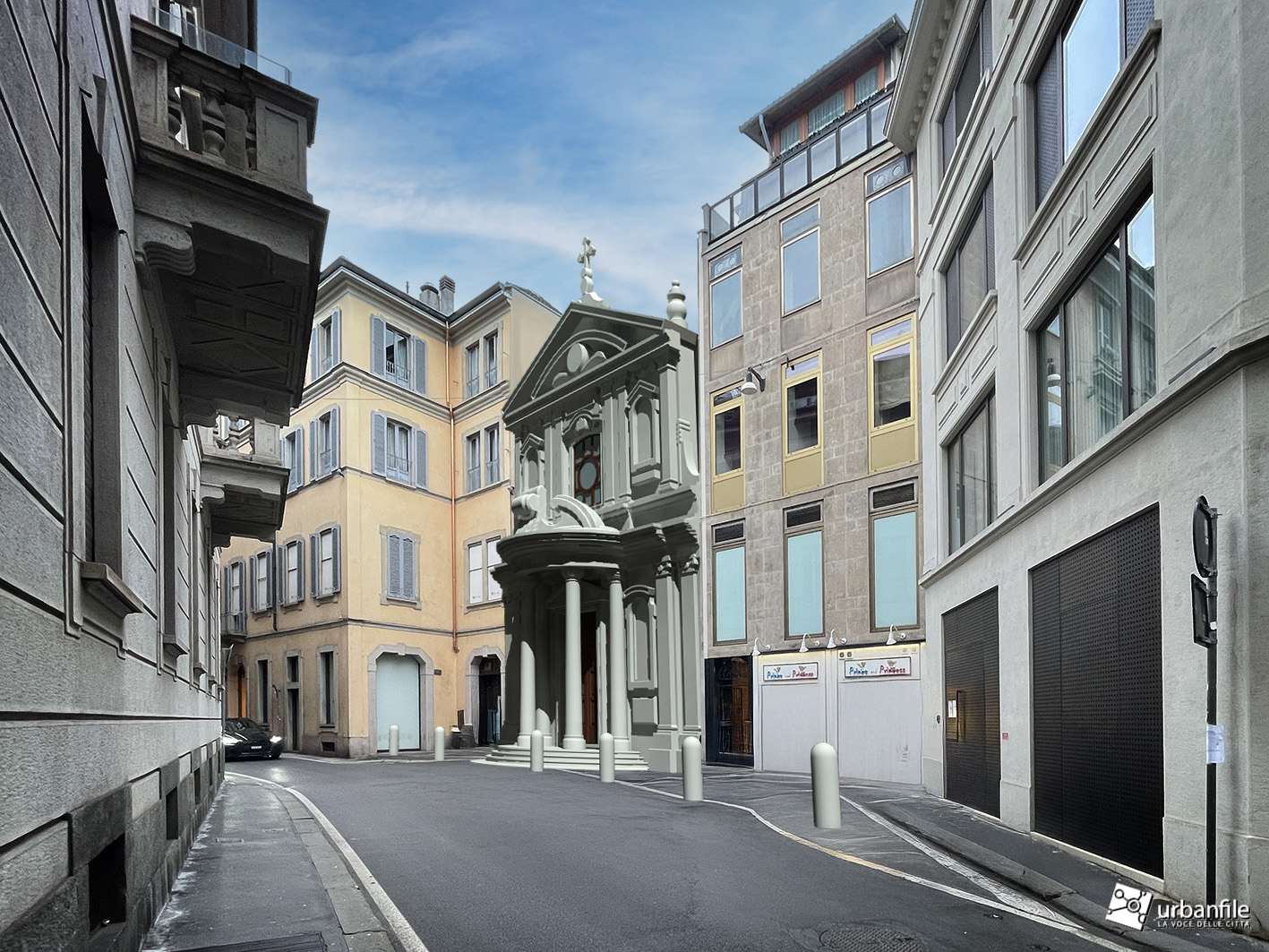 Milano | Centro Storico – La città scomparsa: San Donnino alla Mazza e lo stretto passaggio pedonale