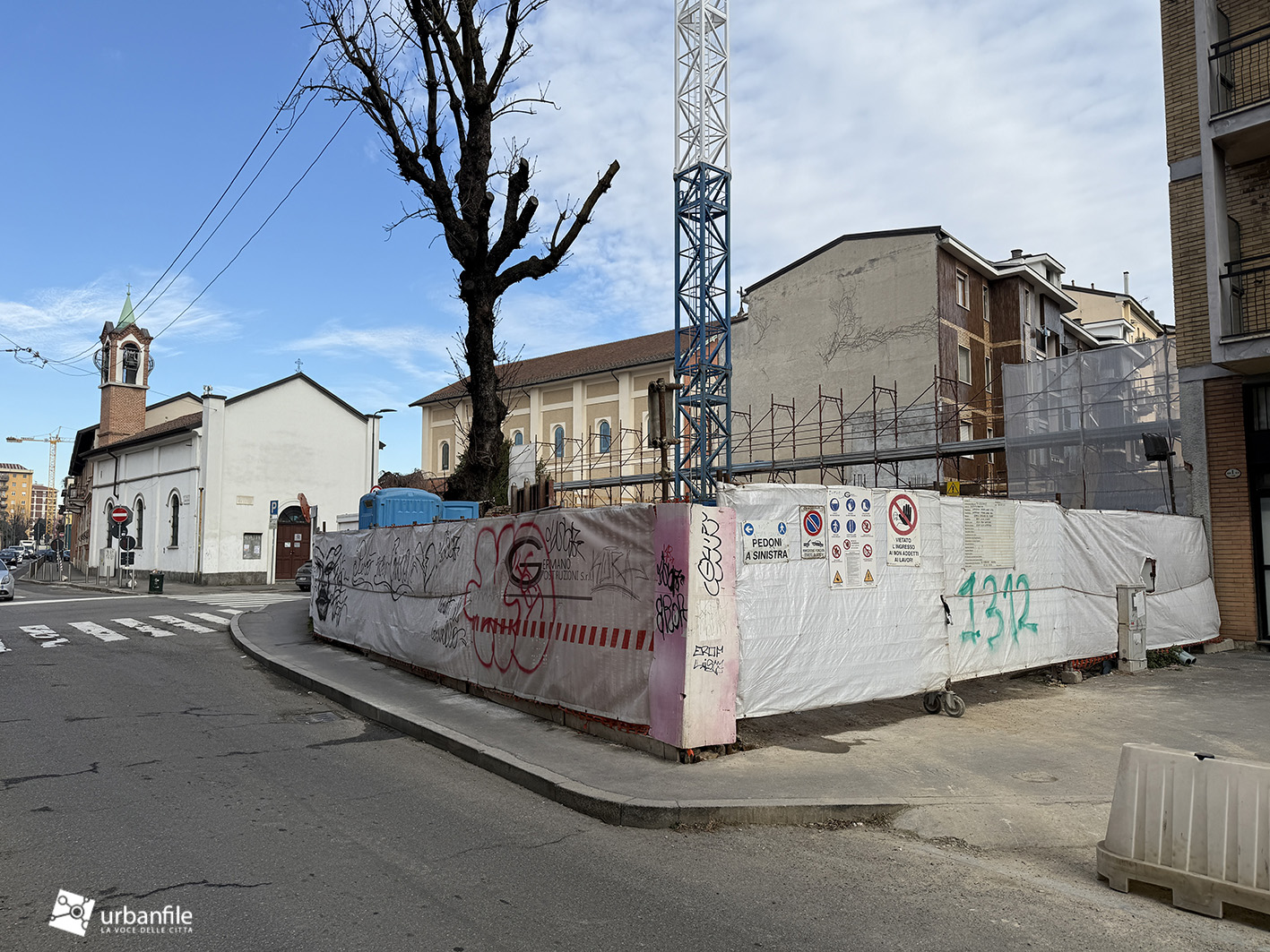 Milano | Gorla – Cantiere di via Ponte Vecchio 6: gennaio 2025