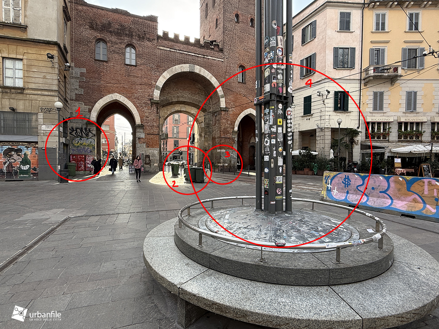 Milano | Centro – La foto del giorno: arco medievale di Porta Ticinese