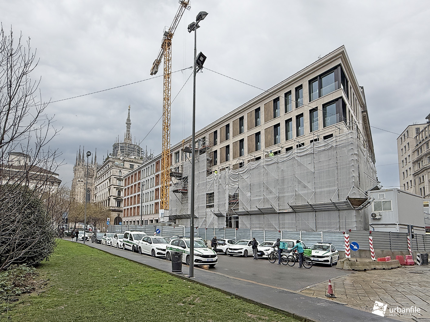 Milano | Centro Storico – Cantiere di piazza Fontana: febbraio 2025