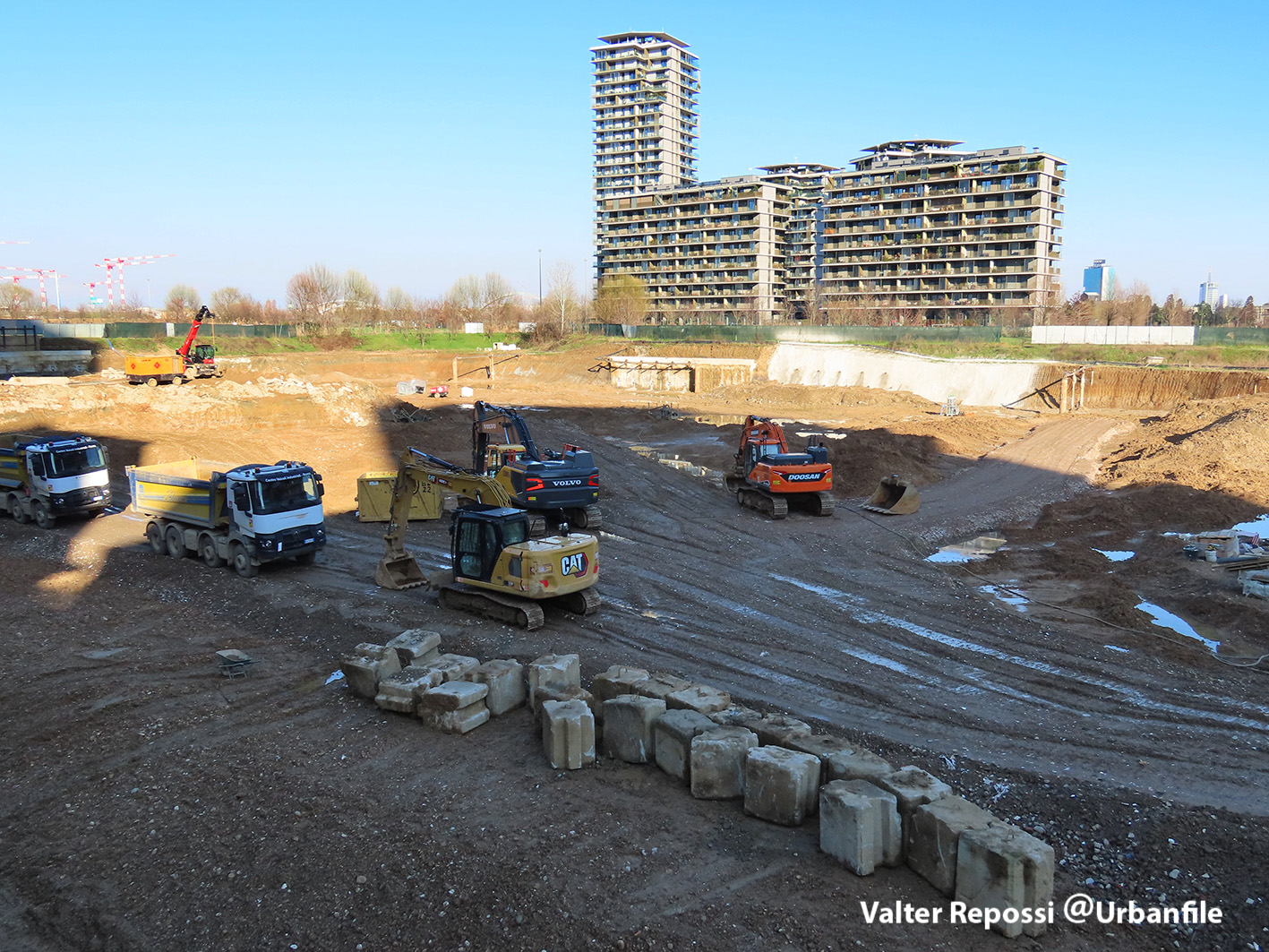 Milano | Cascina Merlata – Cantieri in zona: fine febbraio 2025