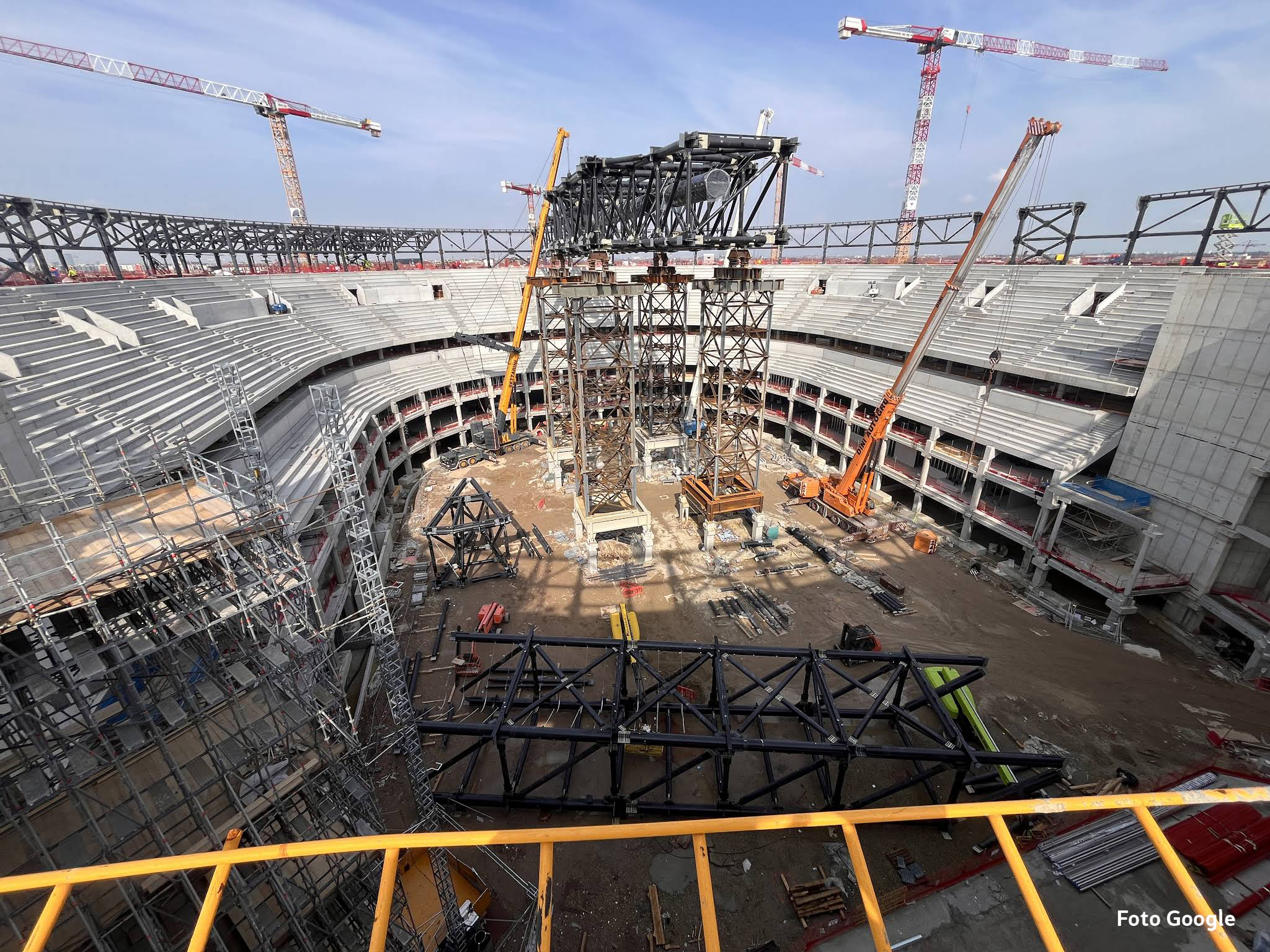 Milano | Santa Giulia – Cantiere Arena Olimpica e area: marzo 2025