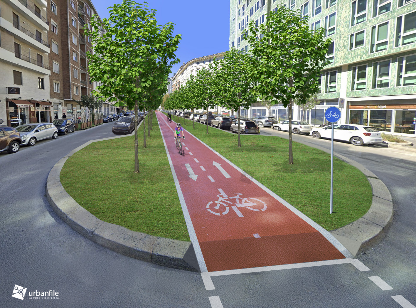 Milano | Loreto-Centrale – Una ciclabile verde in Viale Andrea Doria? Magari!