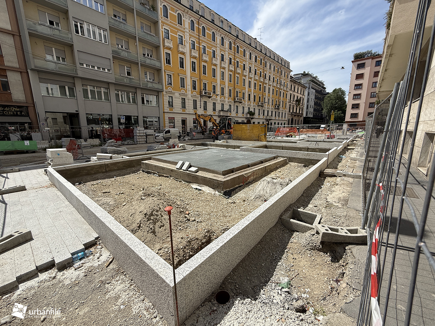 Milano | Centro Storico – Cantiere ripristino area M4 De Amicis: maggio 2025