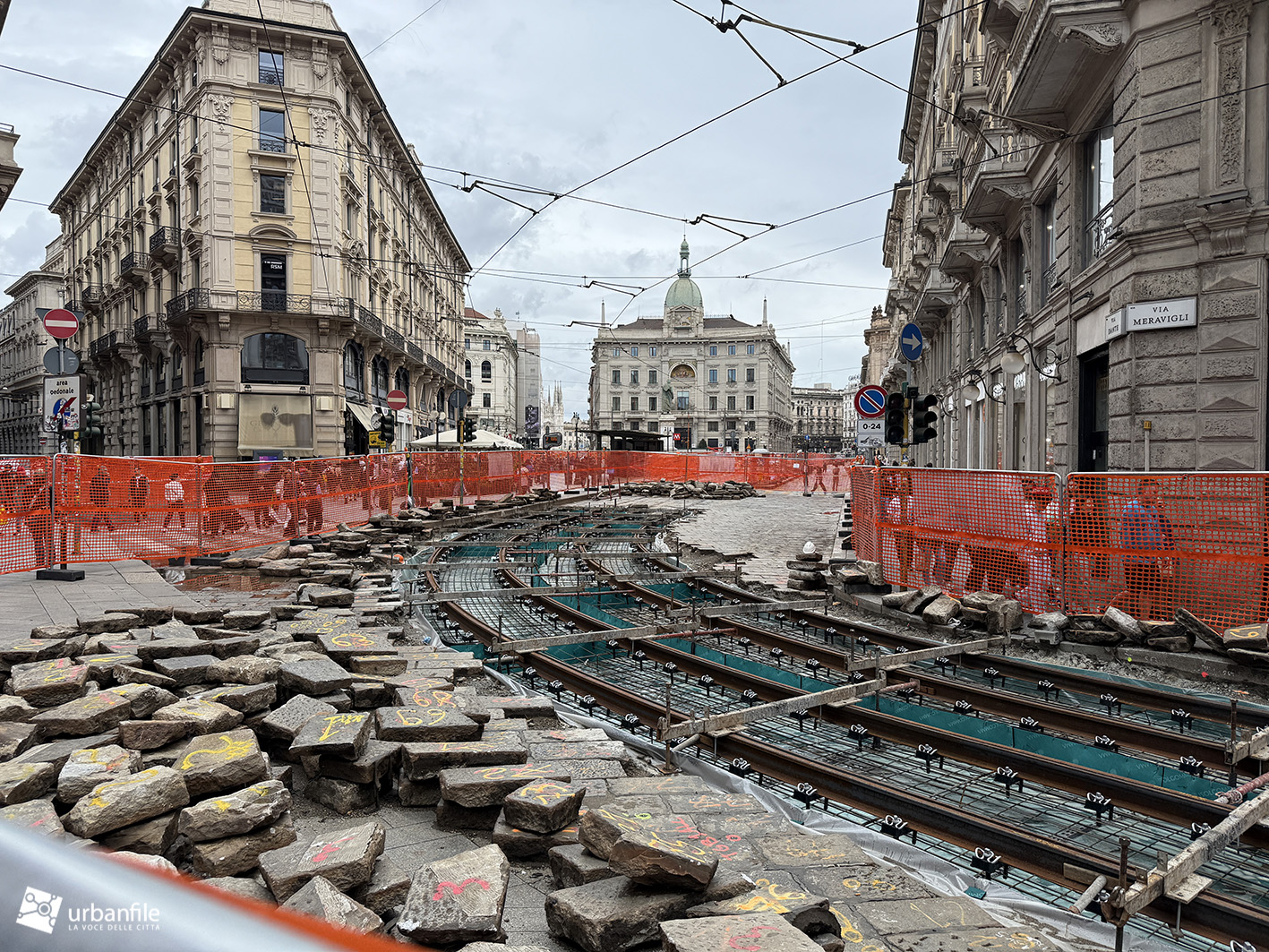 Milano | Centro Storico – Riqualificazione di Piazza Cordusio e via Orefici: maggio 2025