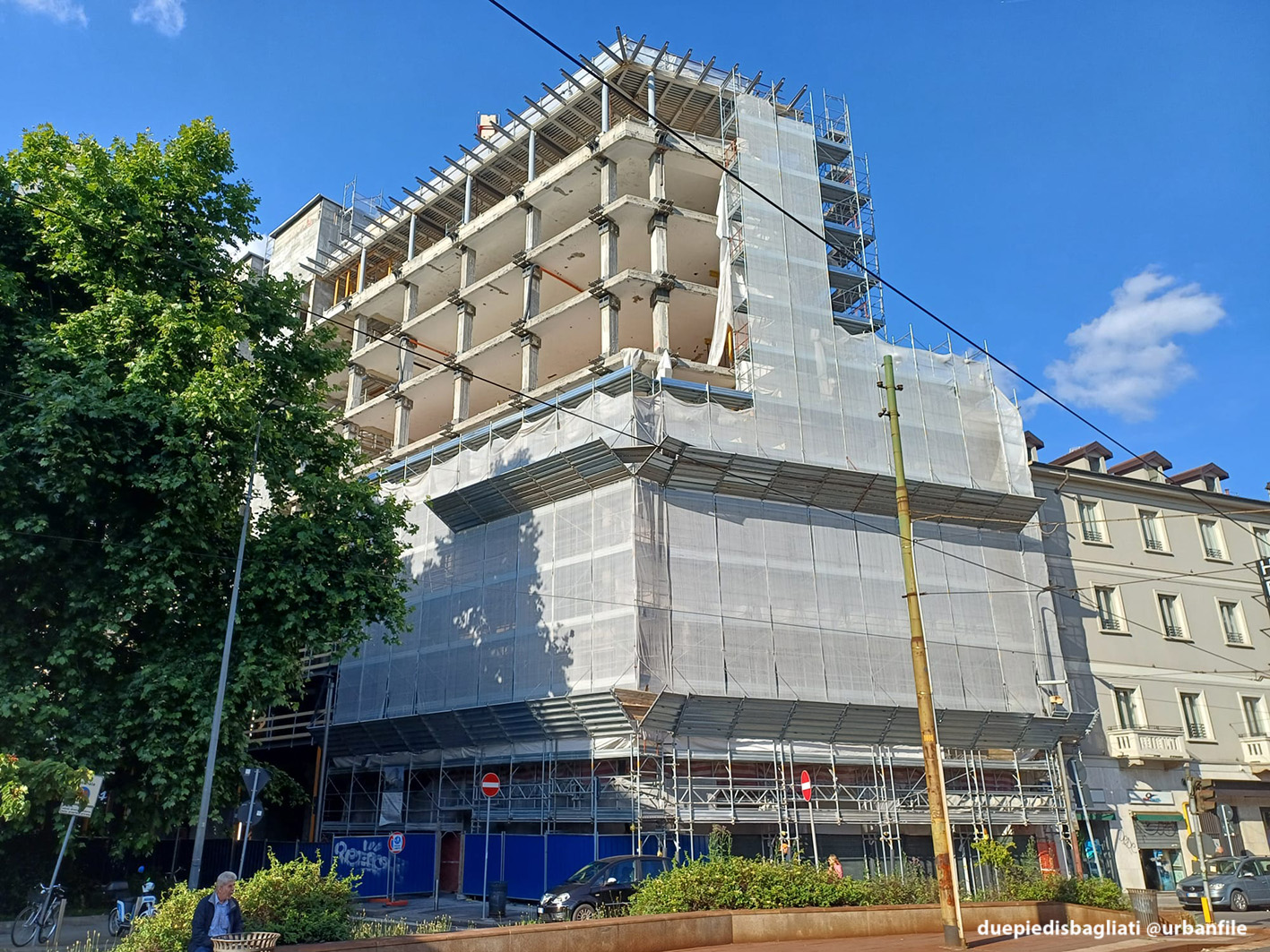 Milano | Porta Nuova – Cantiere The Shred di Via Vespucci 2: fine maggio 2025