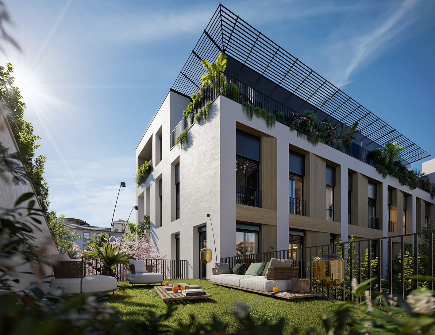Milano | Acquabella – La riqualificazione nel cortile in via Cicognara 7