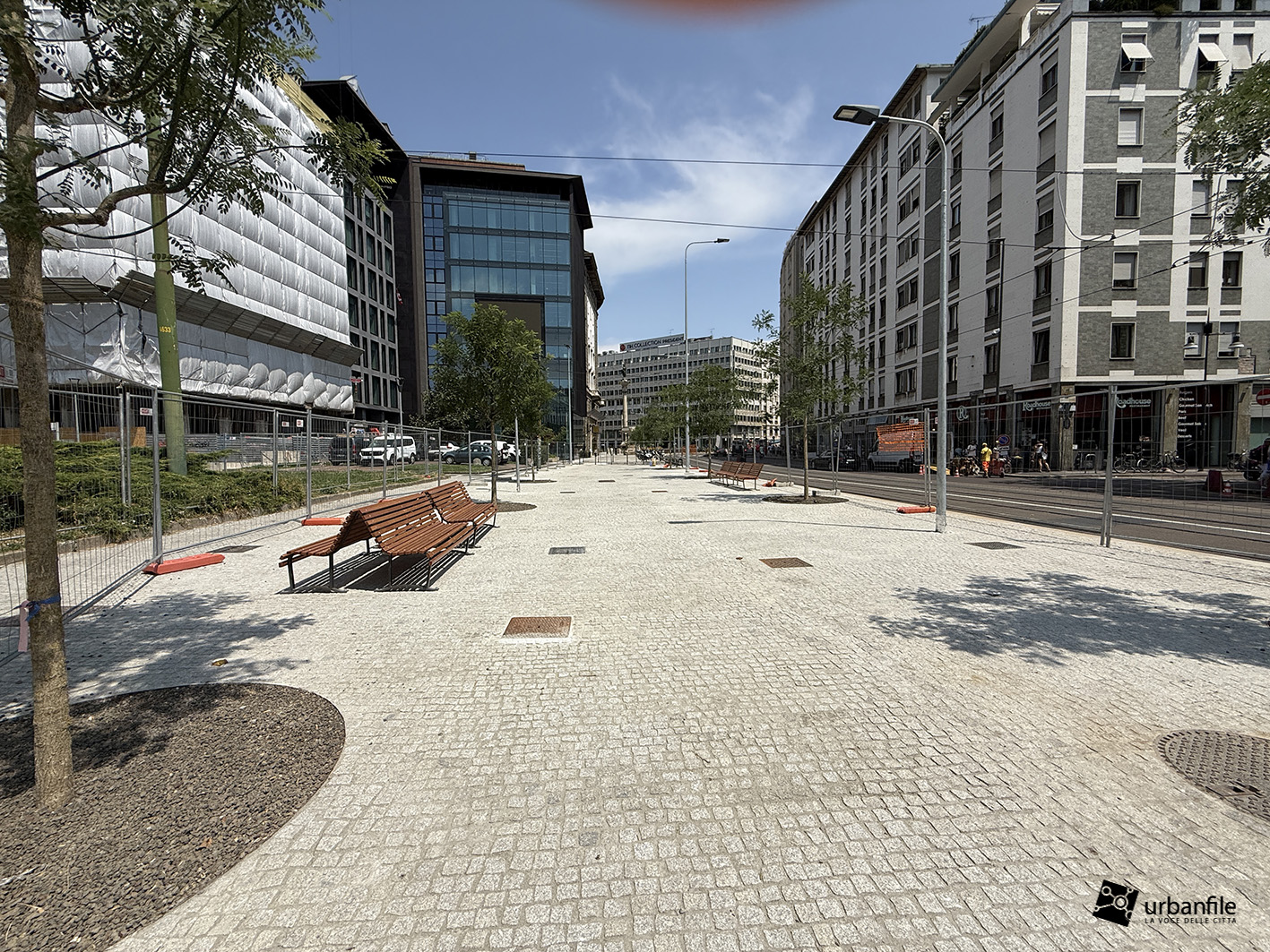 Milano | Centro Storico – Cantieri M4 ripristino arredo urbano largo Augusto/Verziere: giugno 2025