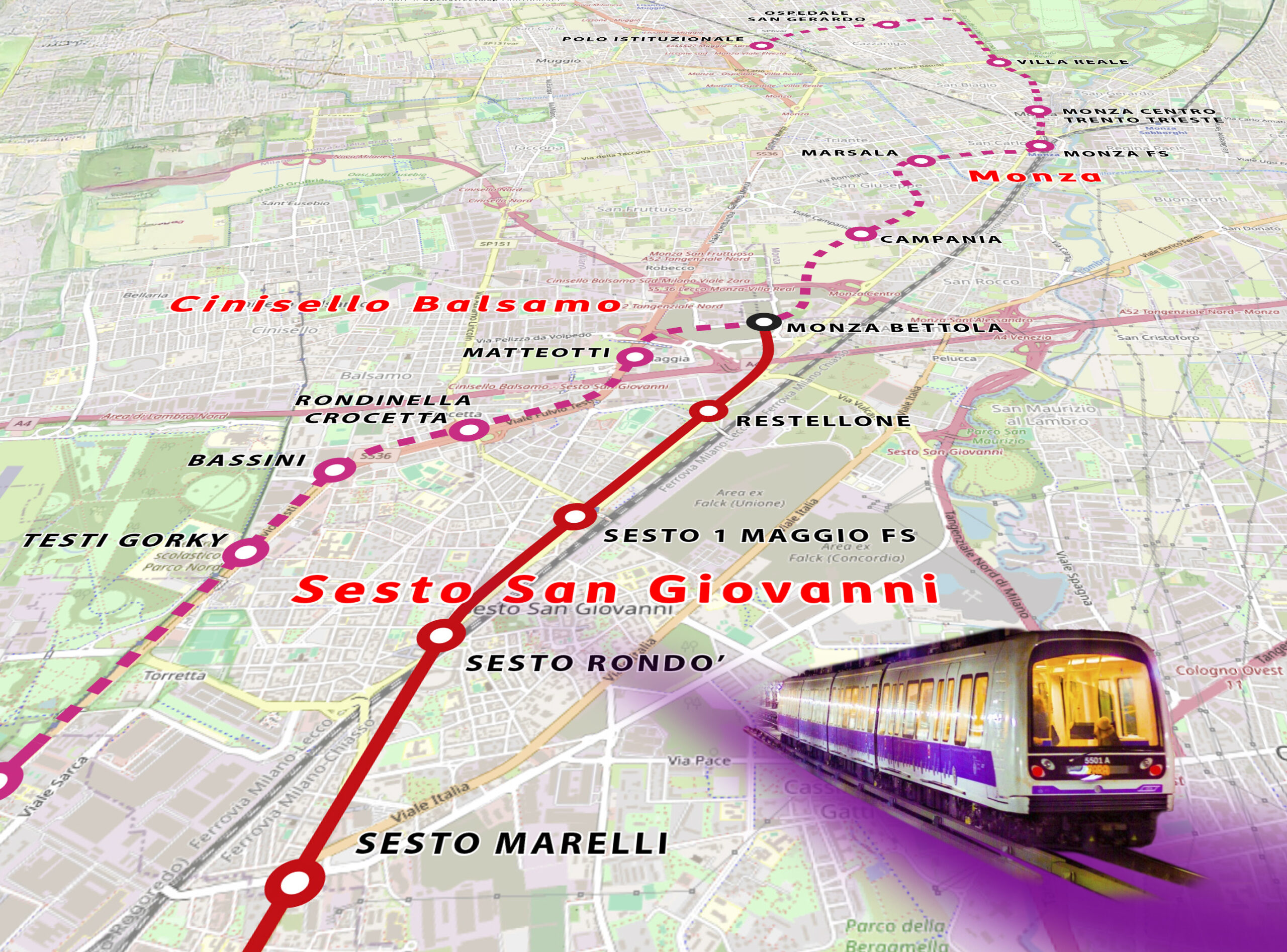 Milano | Mobilità – Metropolitana milanese: confermato il prolungamento completo della linea M5 fino a Monza