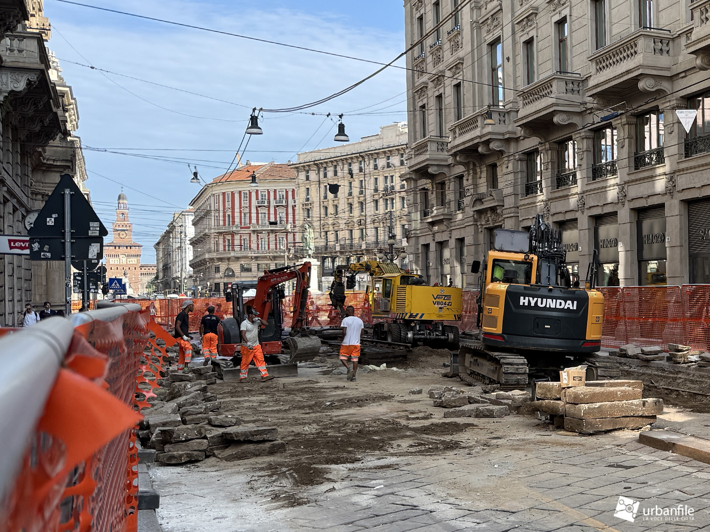 Milano | Centro Storico – Riqualificazione di Piazza Cordusio e via Orefici: primi di luglio 2025
