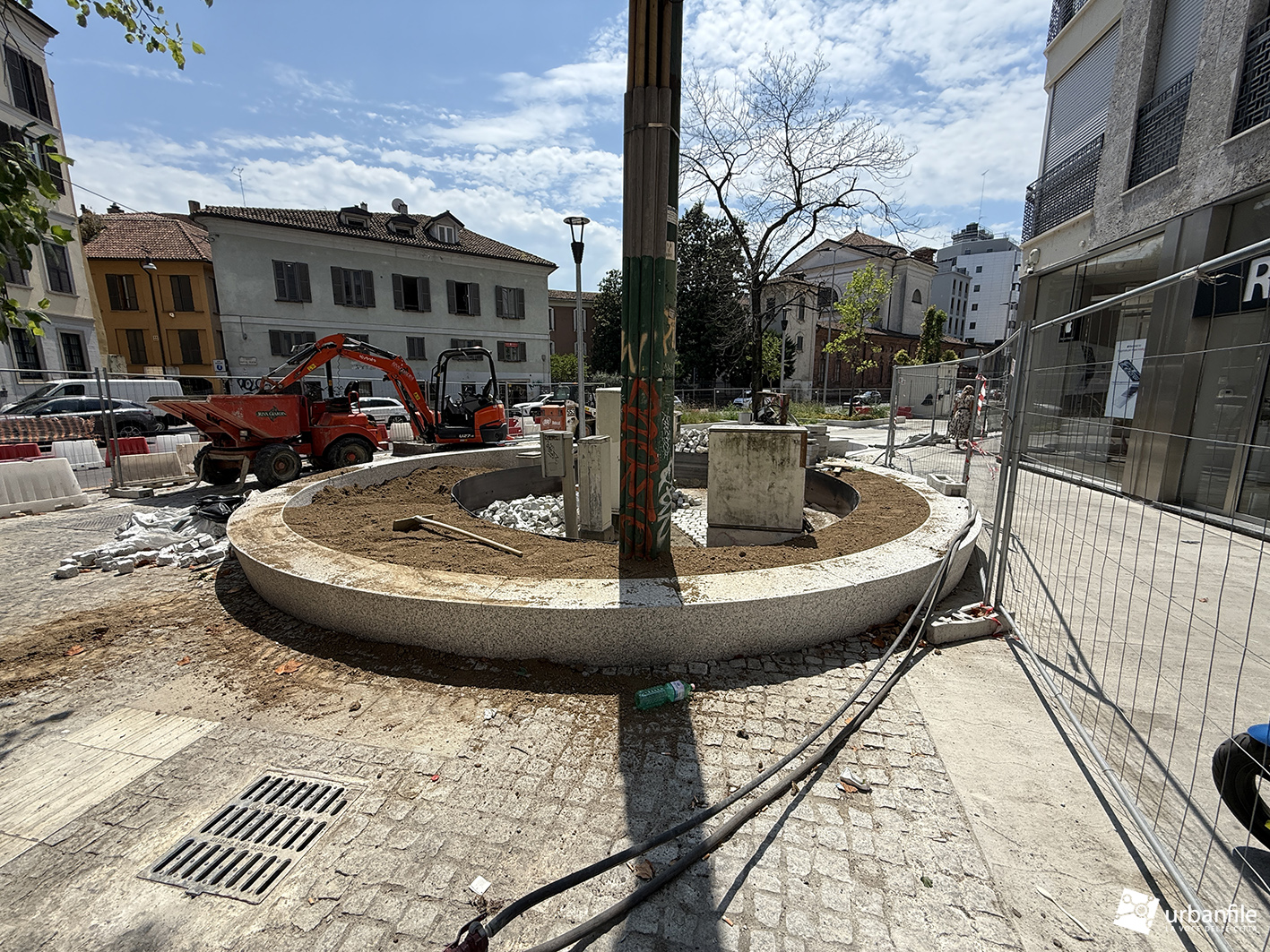 Milano | Centro Storico – Cantieri M4 via Molino delle Armi e via Santa Sofia: luglio 2025 