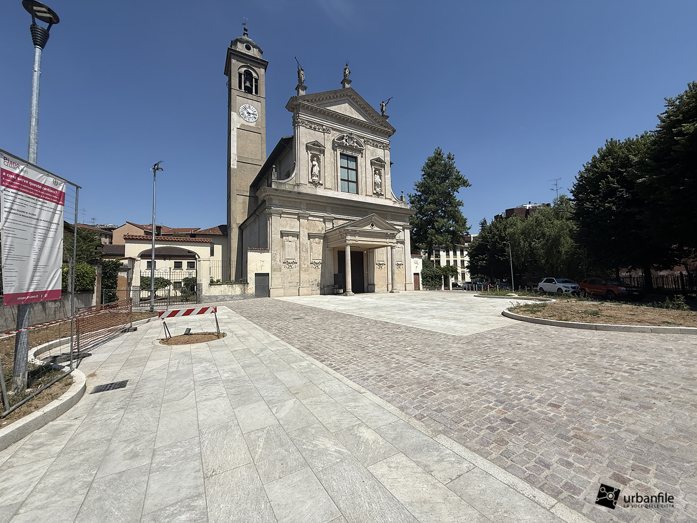Milano | Vigentino – Completato il cantiere per dare dignità a piazza dell’Assunta