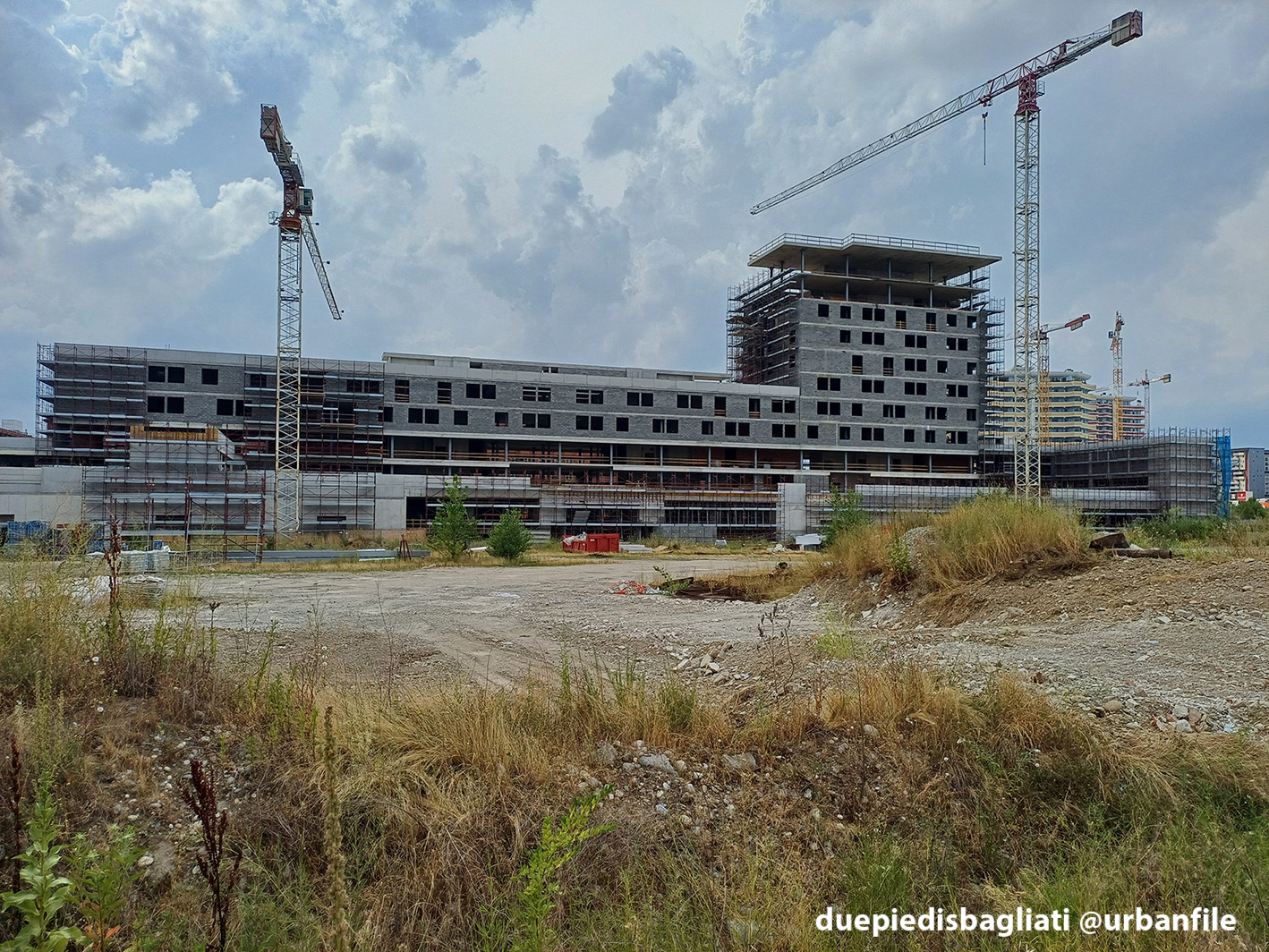 Milano | Bicocca – Cantiere Edificio U10: luglio 2025
