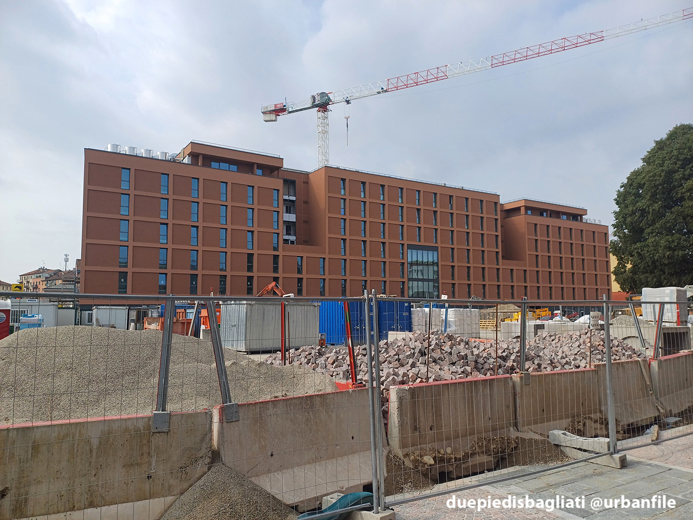 Milano | Bovisa – Cantieri in zona via Durando: luglio 2025