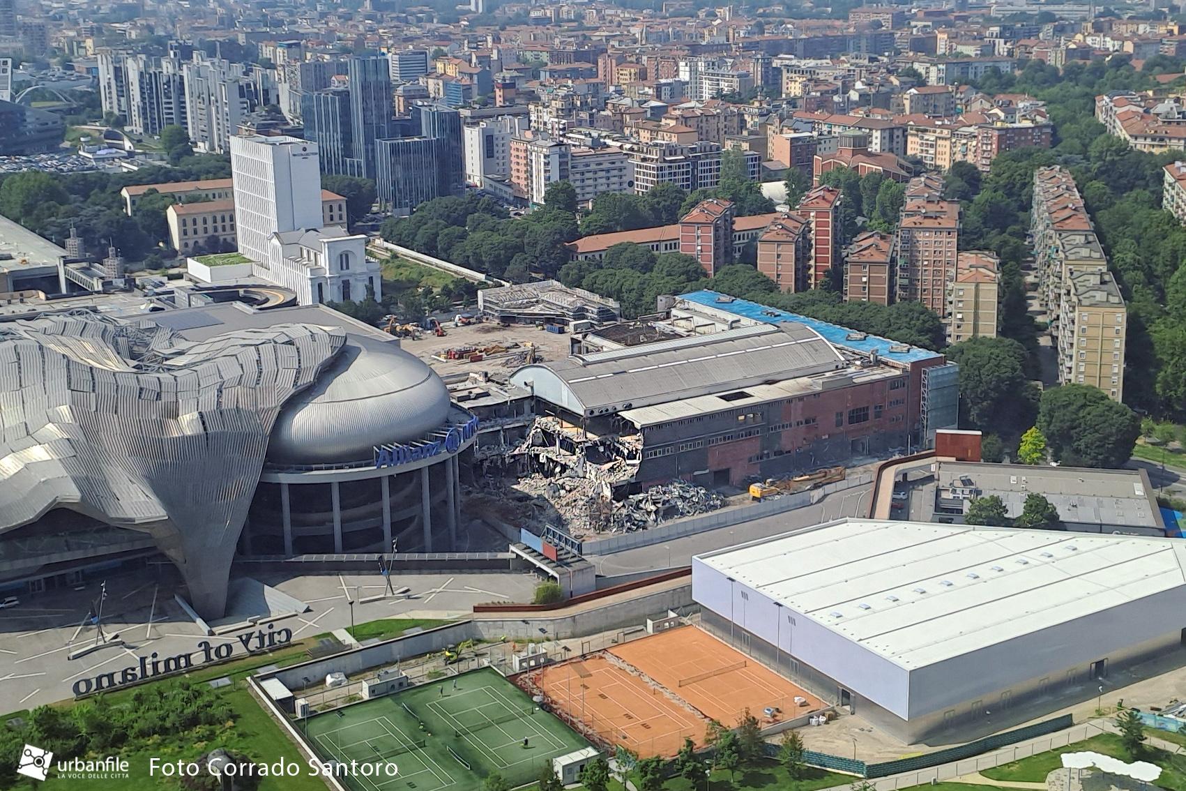 Milano | Portello – Demolizioni e cantieri in via Gattamelata: luglio 2025