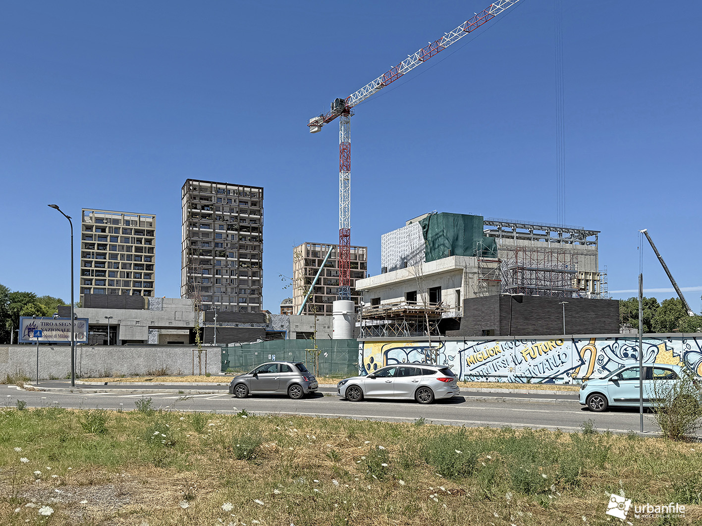 Milano | Cagnola – Alcuni cantieri in zona Piazzale Accursio e Firenze: luglio 2025